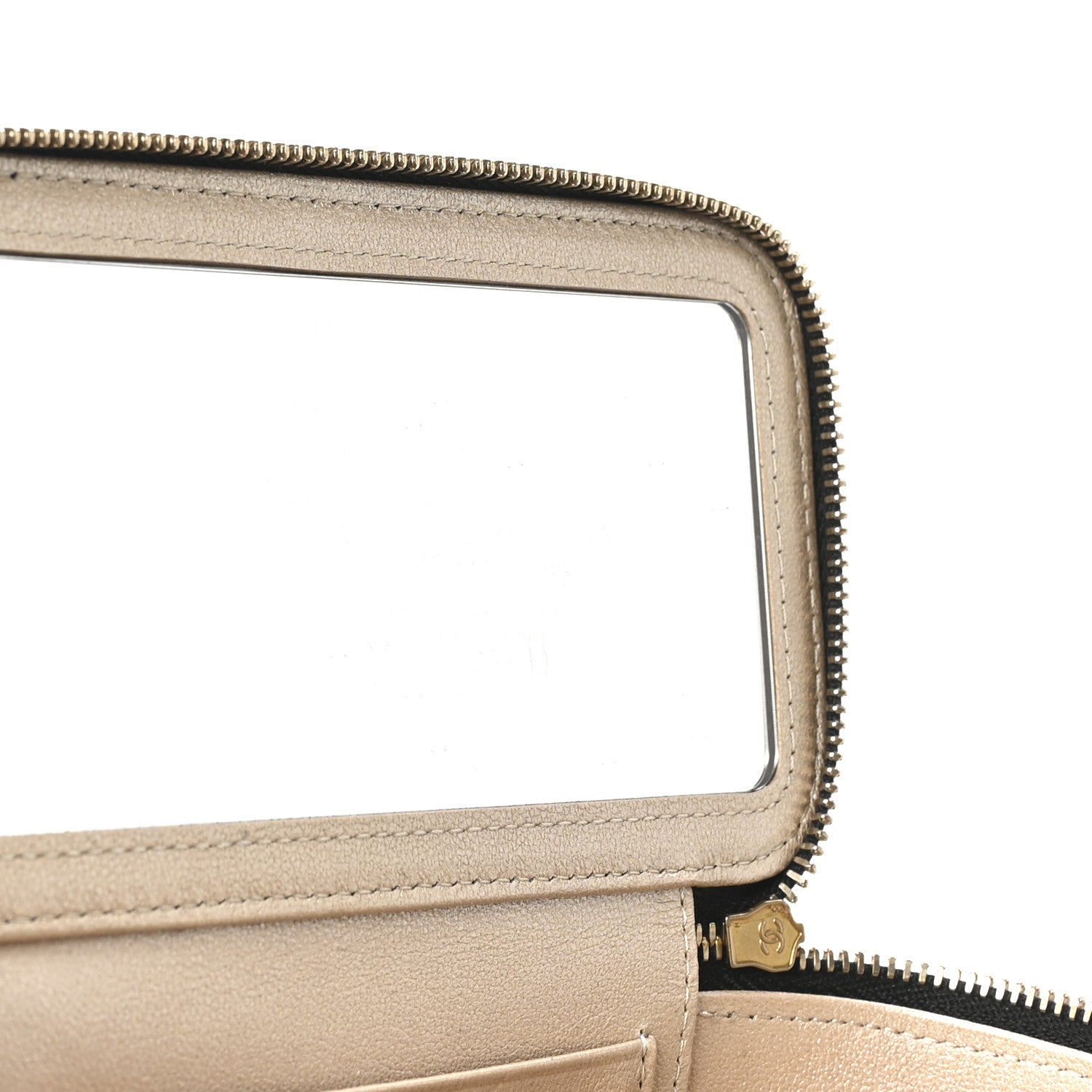 Chanel Lambskin Quilted Small CC Dynasty Vanity Case With Chain Black 8 of 12