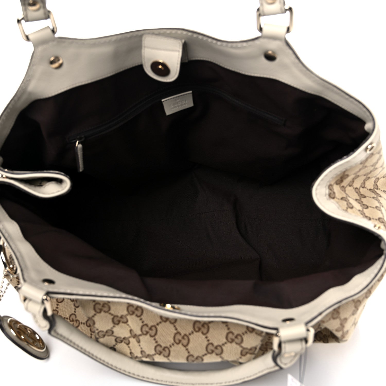 Gucci Monogram Large Sukey Tote Off White 5 of 11