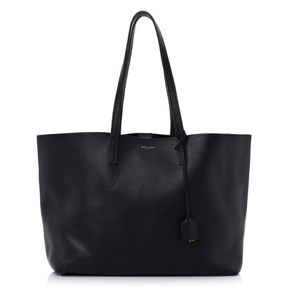 Saint Laurent Calfskin Large Shopping Tote Black 3 of 23