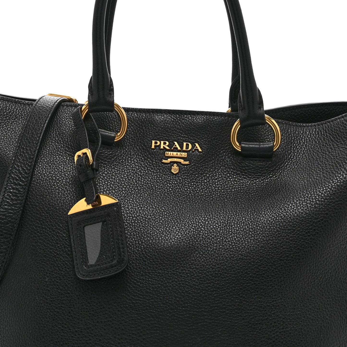 Vitello Phenix Tote Black
