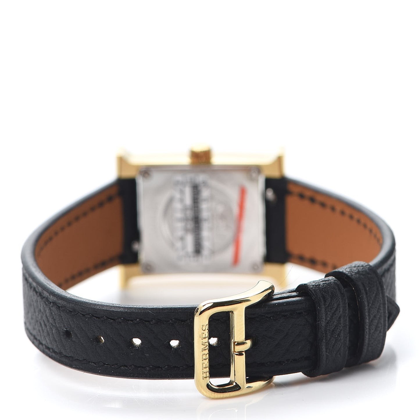 Stainless Steel Epsom 17.2mm Heure H Hour Quartz Watch Noir