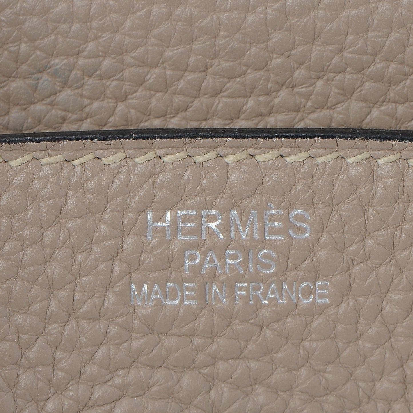 Taurillon Clemence Birkin 35 Gris Tourterelle