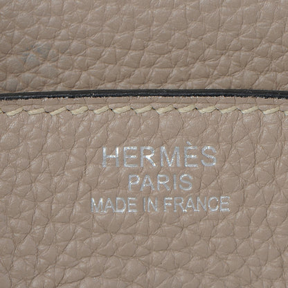 Hermes Taurillon Clemence Birkin 35 Gris Tourterelle 12 of 34