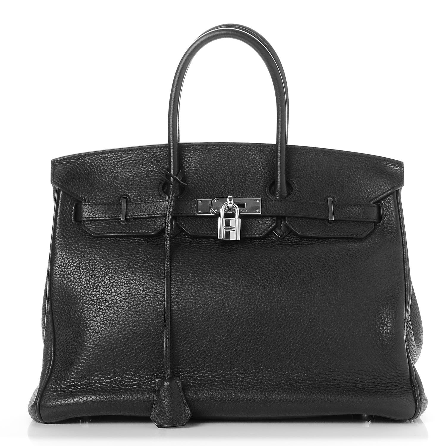 Hermes Taurillon Clemence Birkin 35 Black 1 of 32