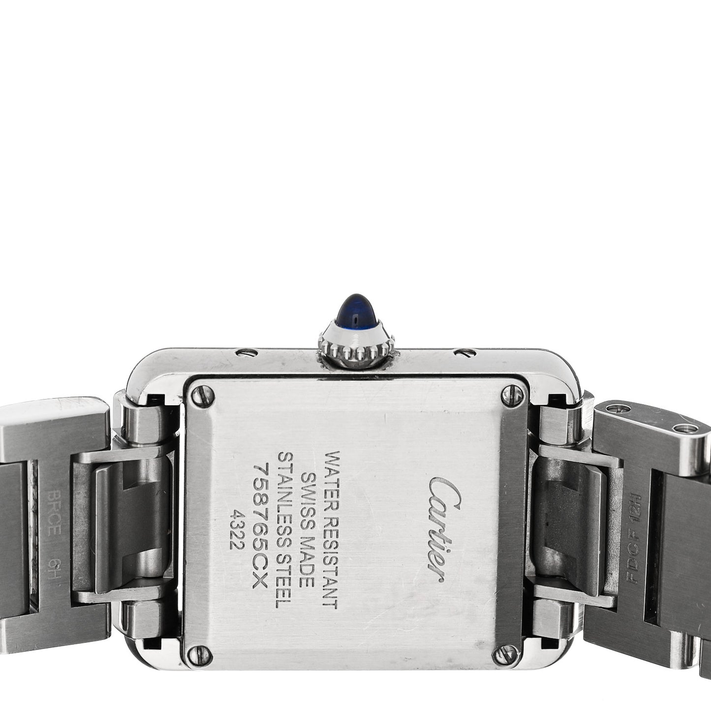 Stainless Steel 22mm Tank Must Quartz Watch
