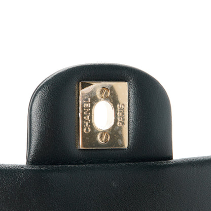 Chanel Lambskin Quilted Mini Top Handle Rectangular Flap Black 7 of 12
