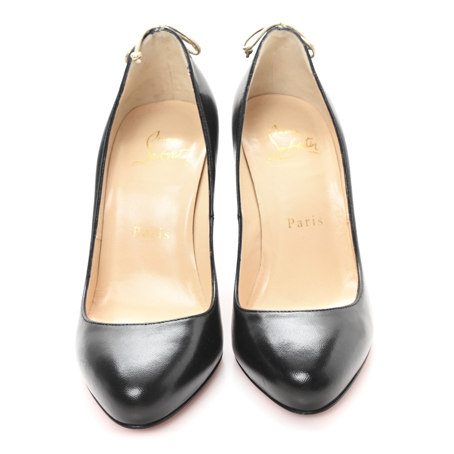 Christian Louboutin Nappa Very Gemma 100 Pumps 35 Black 3 of 9