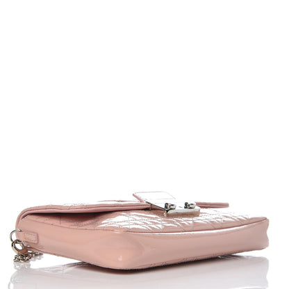 Christian Dior Patent Cannage New Lock Pouch Light Pink 5 of 14