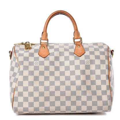 Louis Vuitton Damier Azur Speedy Bandouliere 30 1 of 20