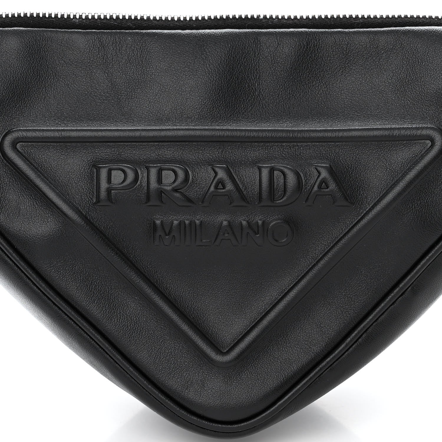 Prada Grace Lux Triangle Shoulder Bag Black 10 of 12