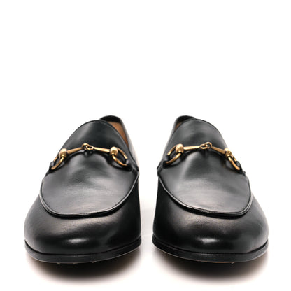 Gucci Calfskin Womens Jordaan Loafers 38.5 Black 2 of 9