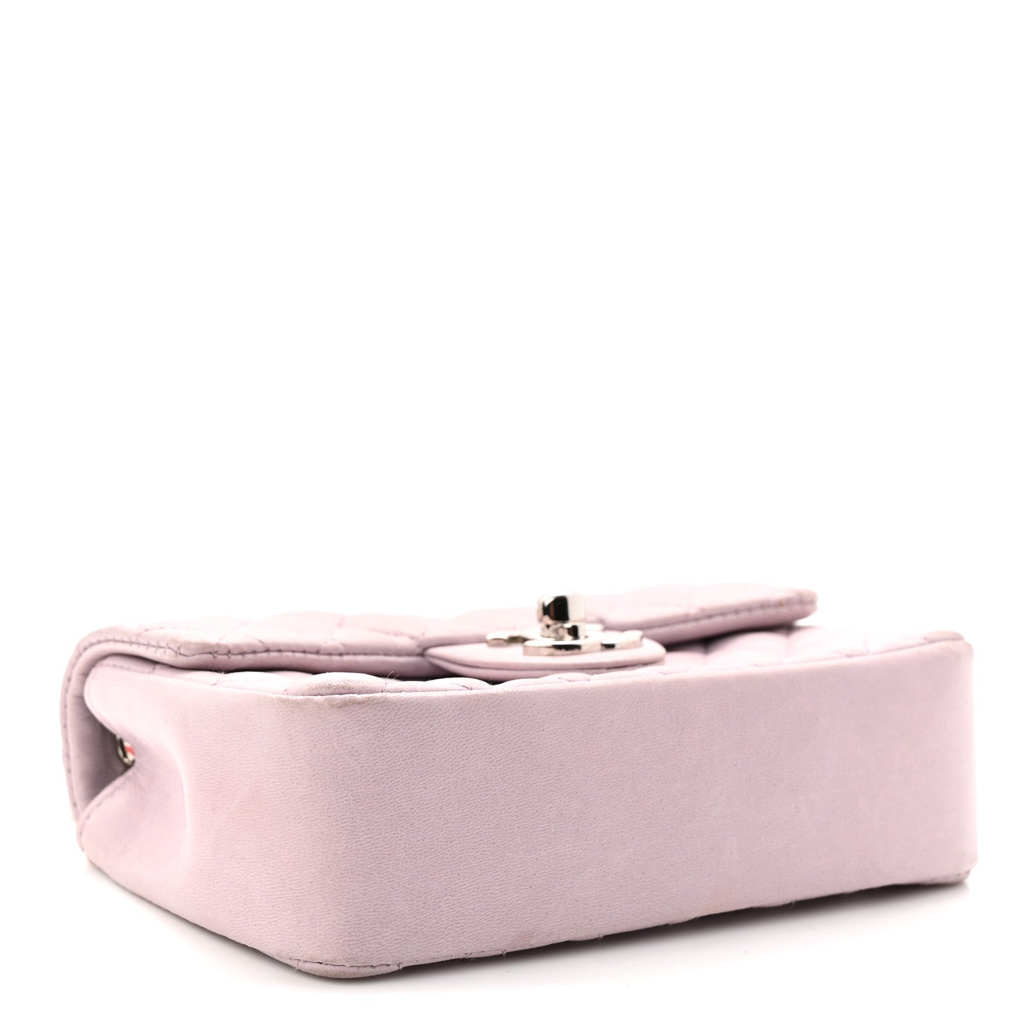 Chanel Lambskin Quilted Extra Mini Valentine Flap Lilac 4 of 10