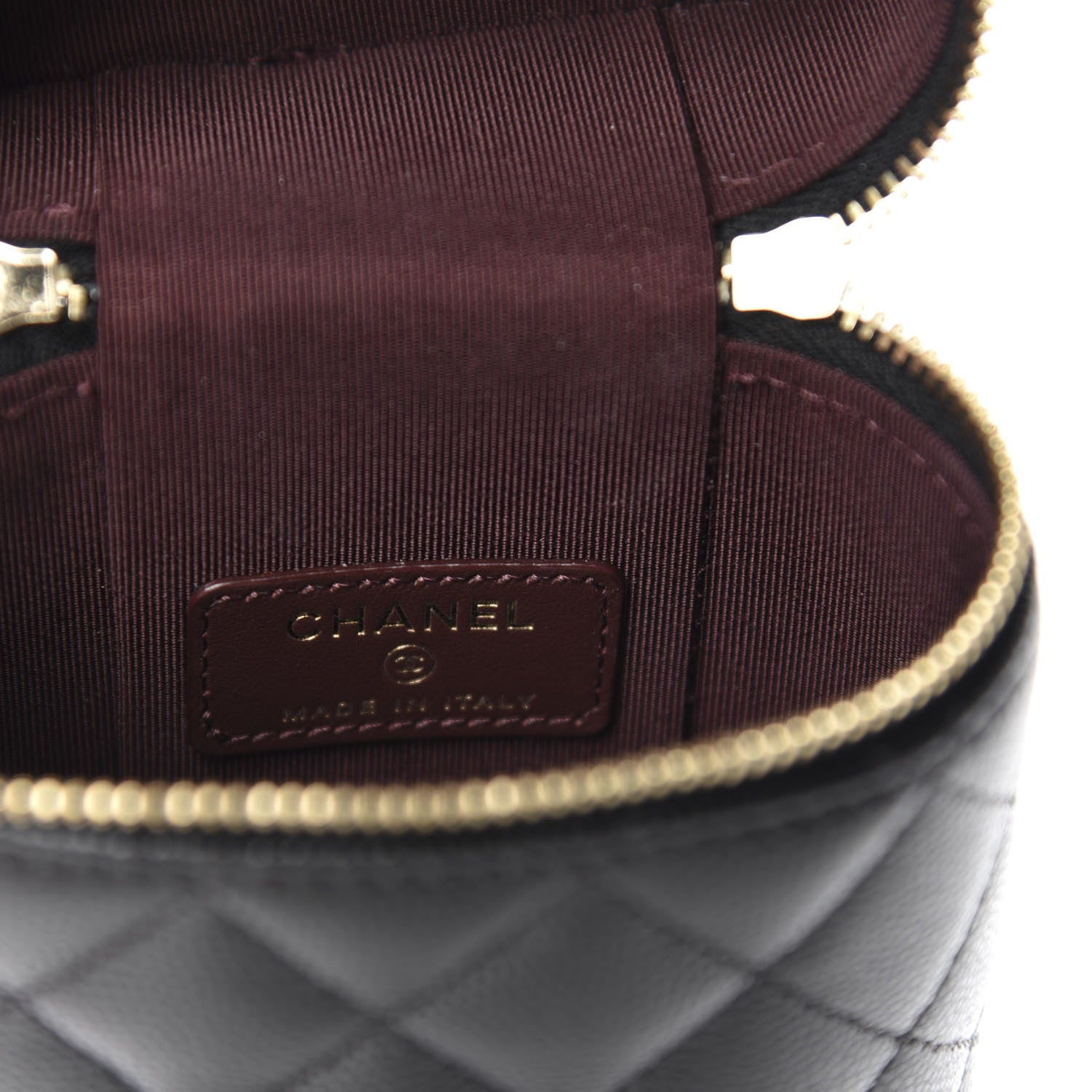 Chanel Caviar Quilted Phone Holder With Chain Black 8 of 10