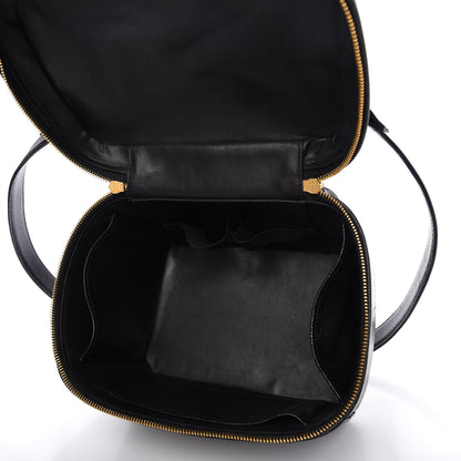 Chanel Caviar CC Vanity Train Case Black 5 of 10