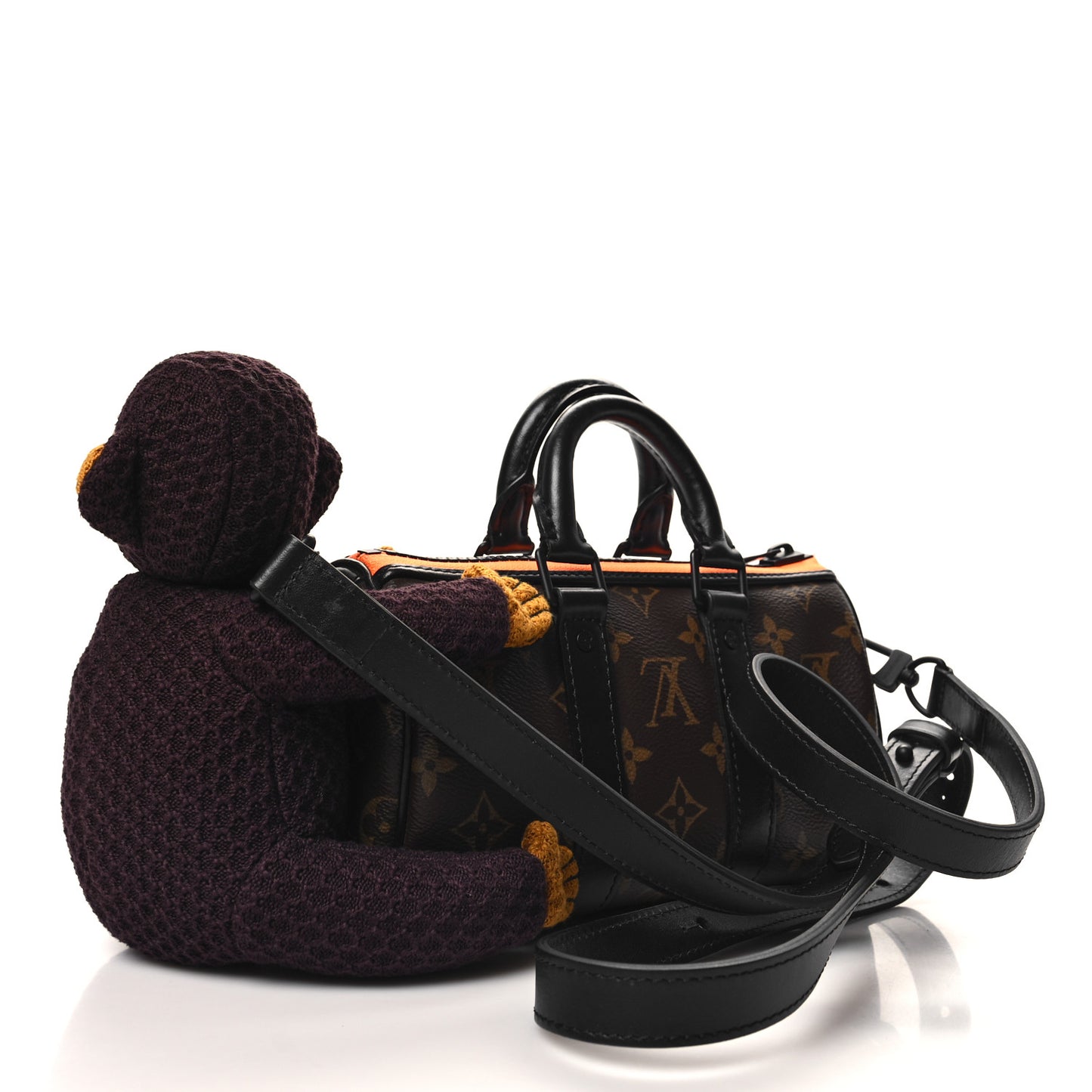 Monogram Monkey Puppet LV Friends Keepall XS