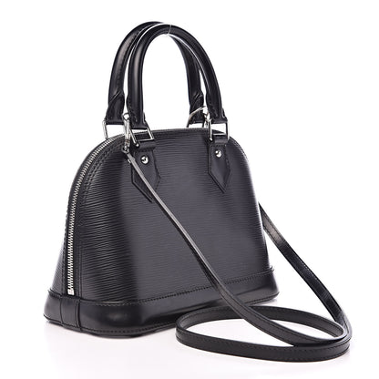Louis Vuitton Epi Alma BB Black 3 of 12