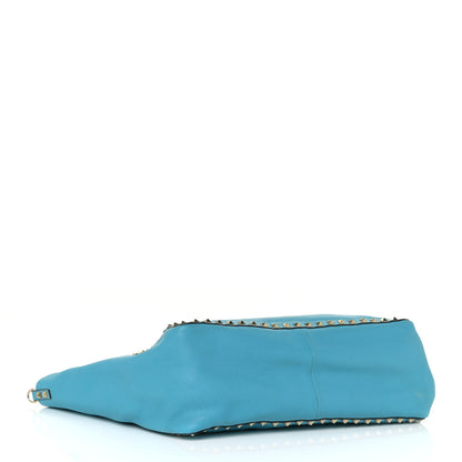 Valentino Garavani Grained Calfskin Medium Rockstud Reversible Tote Parrot Light Cuir 7 of 19