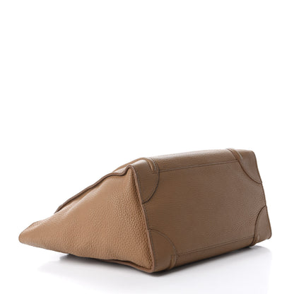 Celine Pebbled Calfskin Mini Luggage Camel 4 of 14