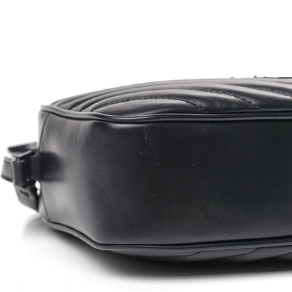 Saint Laurent Calfskin Matelasse Monogram Lou Camera Bag Black 6 of 9