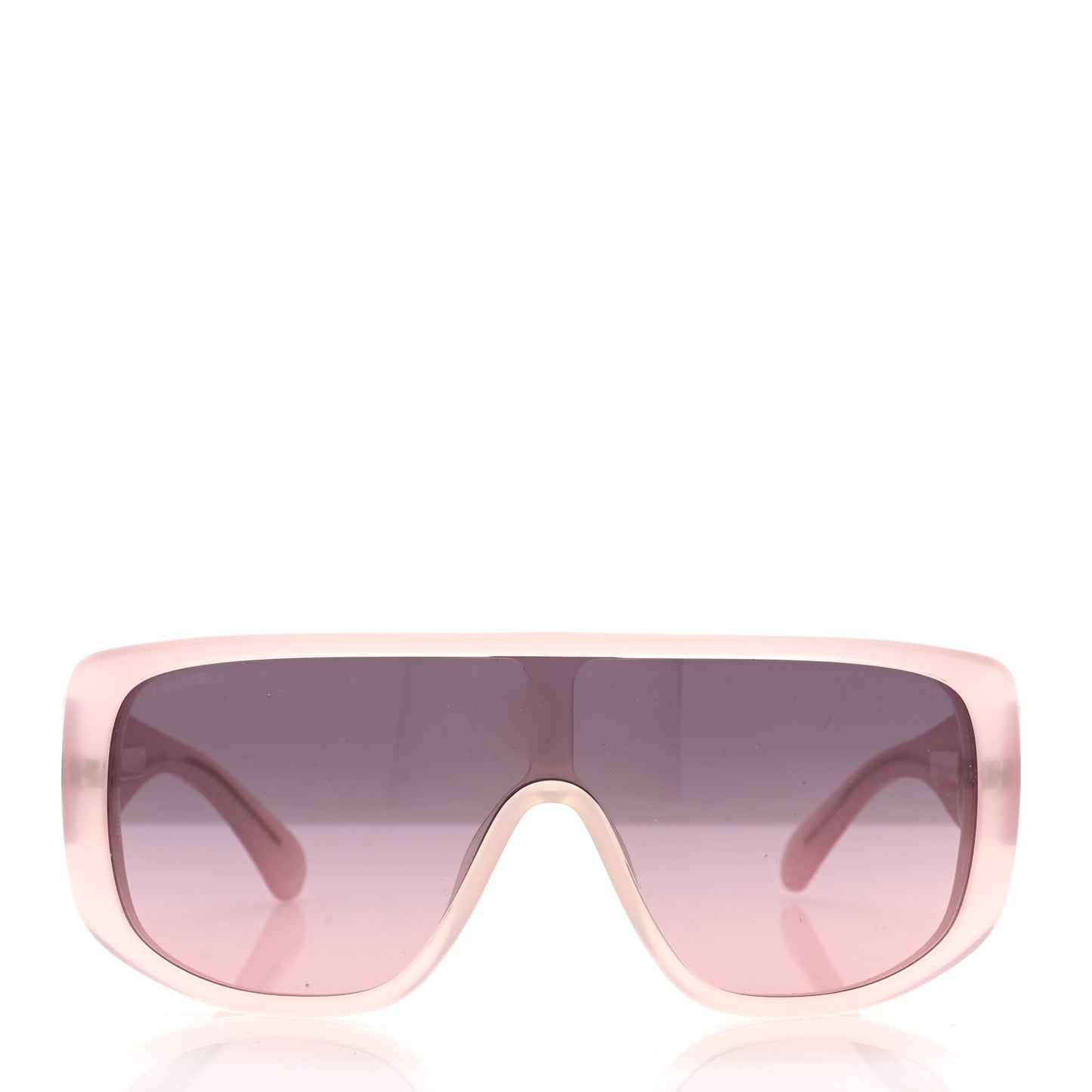 Acetate Shield Sunglasses 5495 Light Pink
