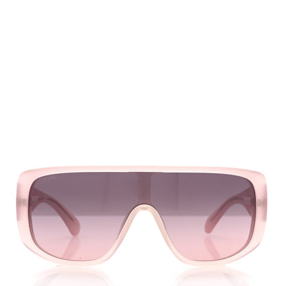 Chanel Acetate Shield Sunglasses 5495 Light Pink 2 of 8