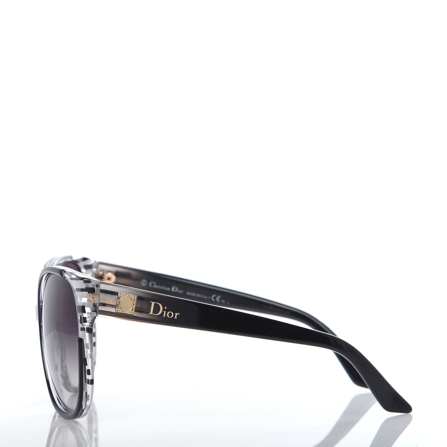 Christian Dior Acetate Diorline Sunglasses Black 3 of 7