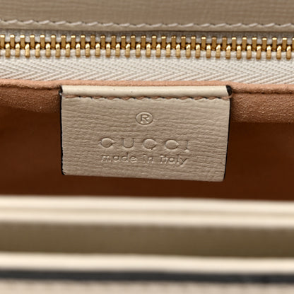 Gucci Azalea Calfskin Horsebit 1955 Shoulder Bag Mystic White 6 of 11