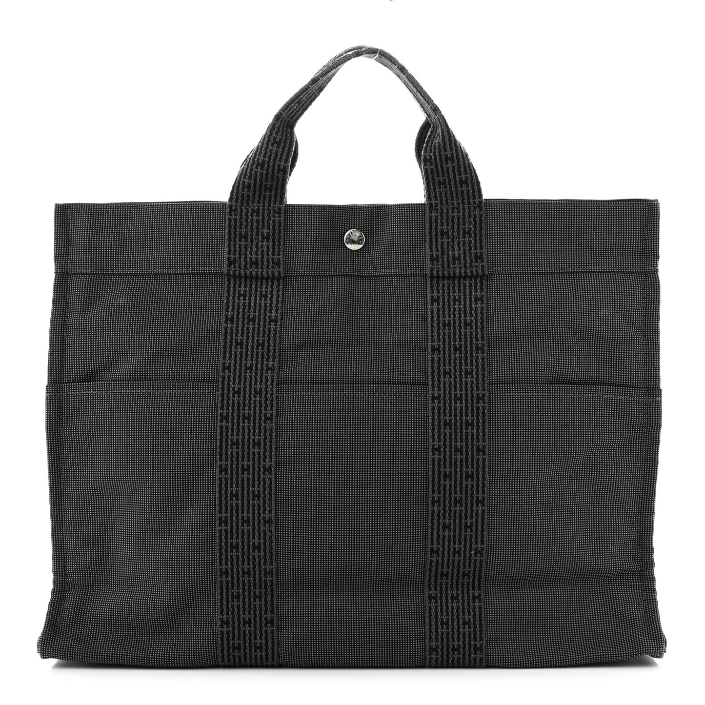 Canvas Herline MM Tote Grey