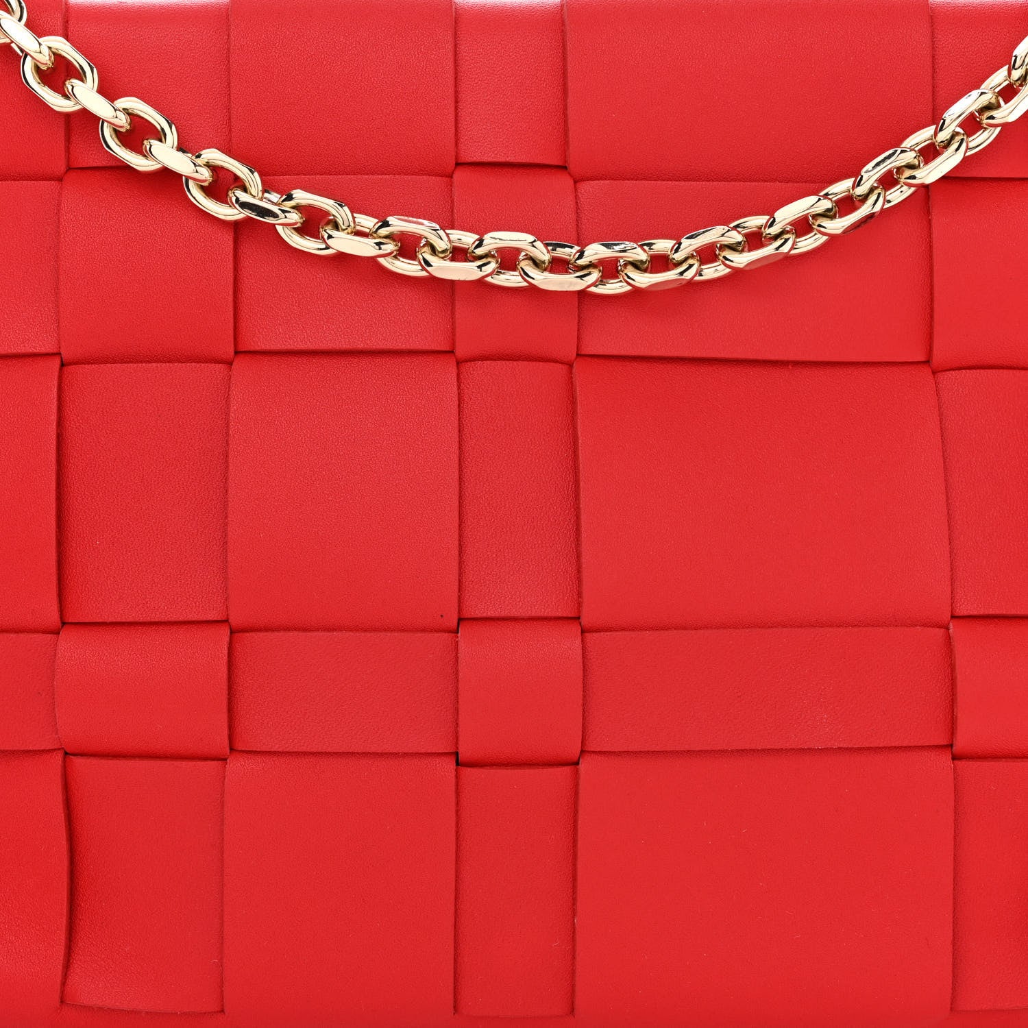 3.1 Phillip Lim Calfskin Odita Lattice Pouch Red 9 of 11