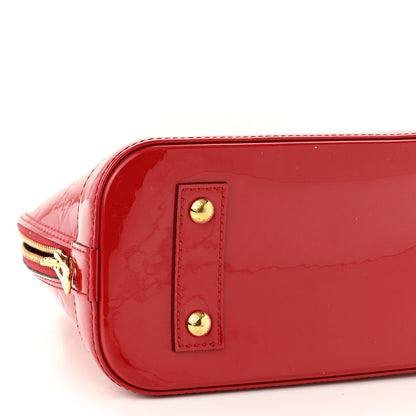 Louis Vuitton Vernis Alma BB Rose Indien 9 of 10
