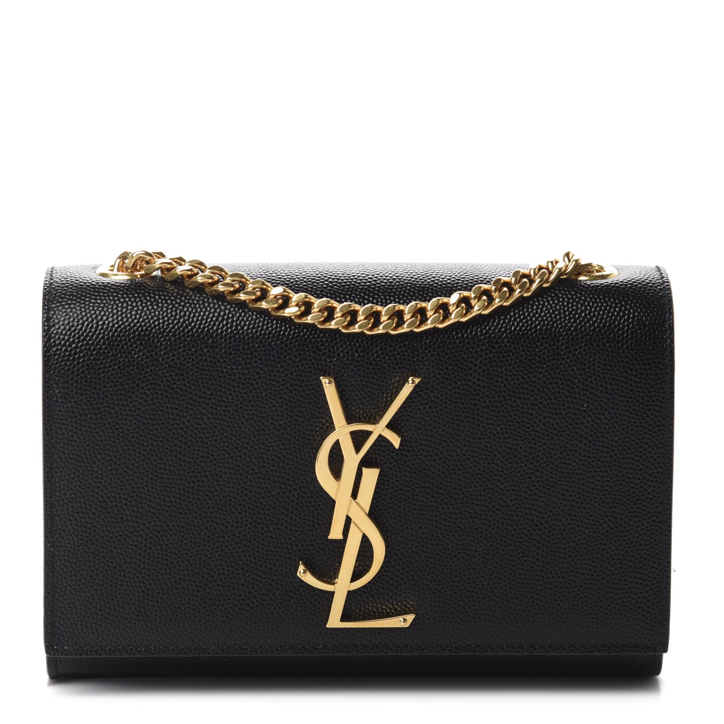 Grain De Poudre Small Monogram Kate Satchel Black
