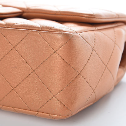 Chanel Metallic Lambskin Quilted Mini Rectangular Flap Copper 15 of 15