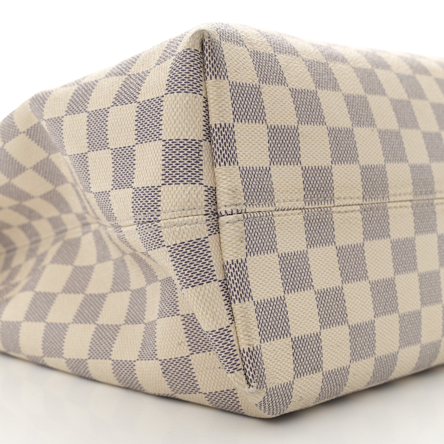 Louis Vuitton Damier Azur Graceful MM Rose Ballerine 9 of 16