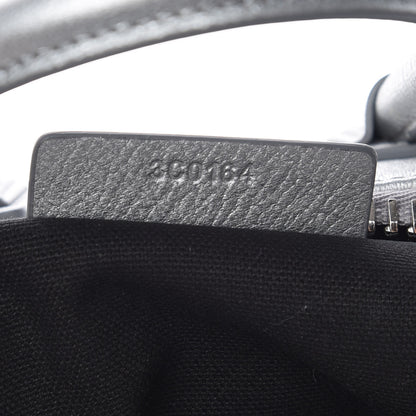 Givenchy Metallic Sugar Goatskin Mini Antigona Silver 9 of 9
