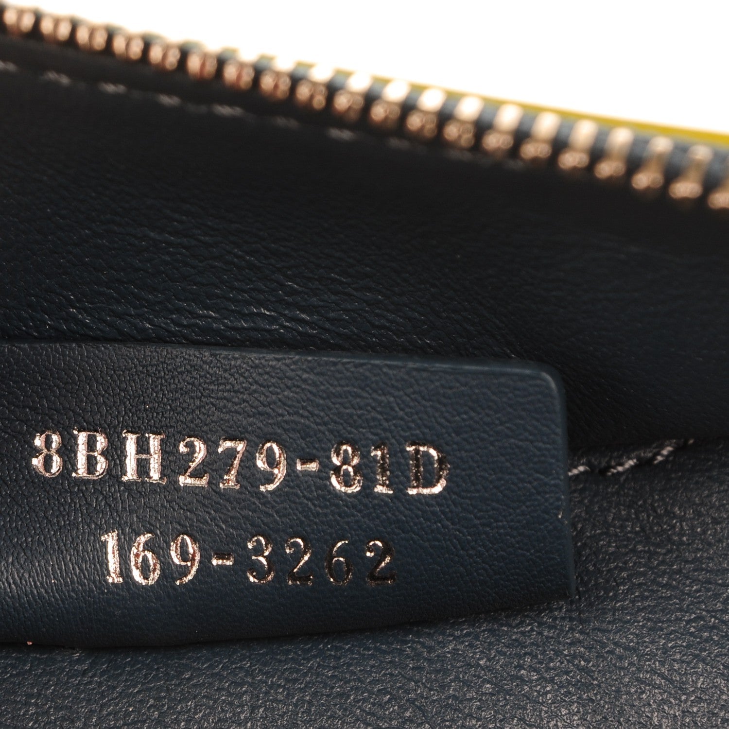 Fendi Vitello Dolce Century Petite 3Jours Tote Pavone 9 of 9