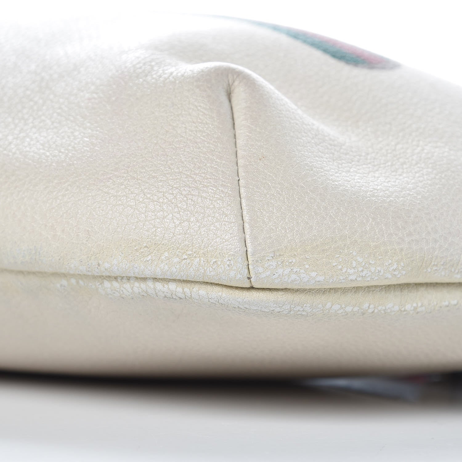 Gucci Grained Calfskin Logo Belt Bag White 8 of 16