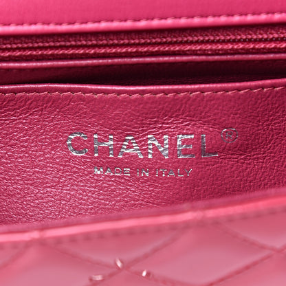 Chanel Patent Calfskin Quilted Mini Rectangular Flap Pink 5 of 14