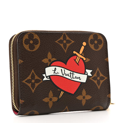 Louis Vuitton LOUIS VUITTON Monogram Travel Stickers Zippy Coin Purse 3 of 7