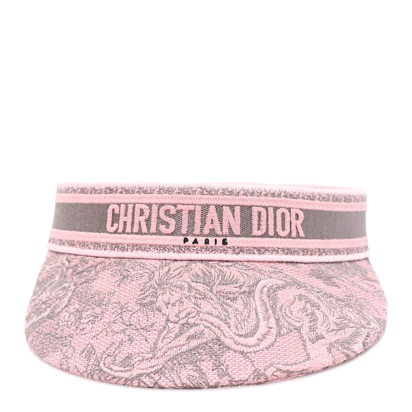 Toile De Jouy Reverse Visor Gray Pink