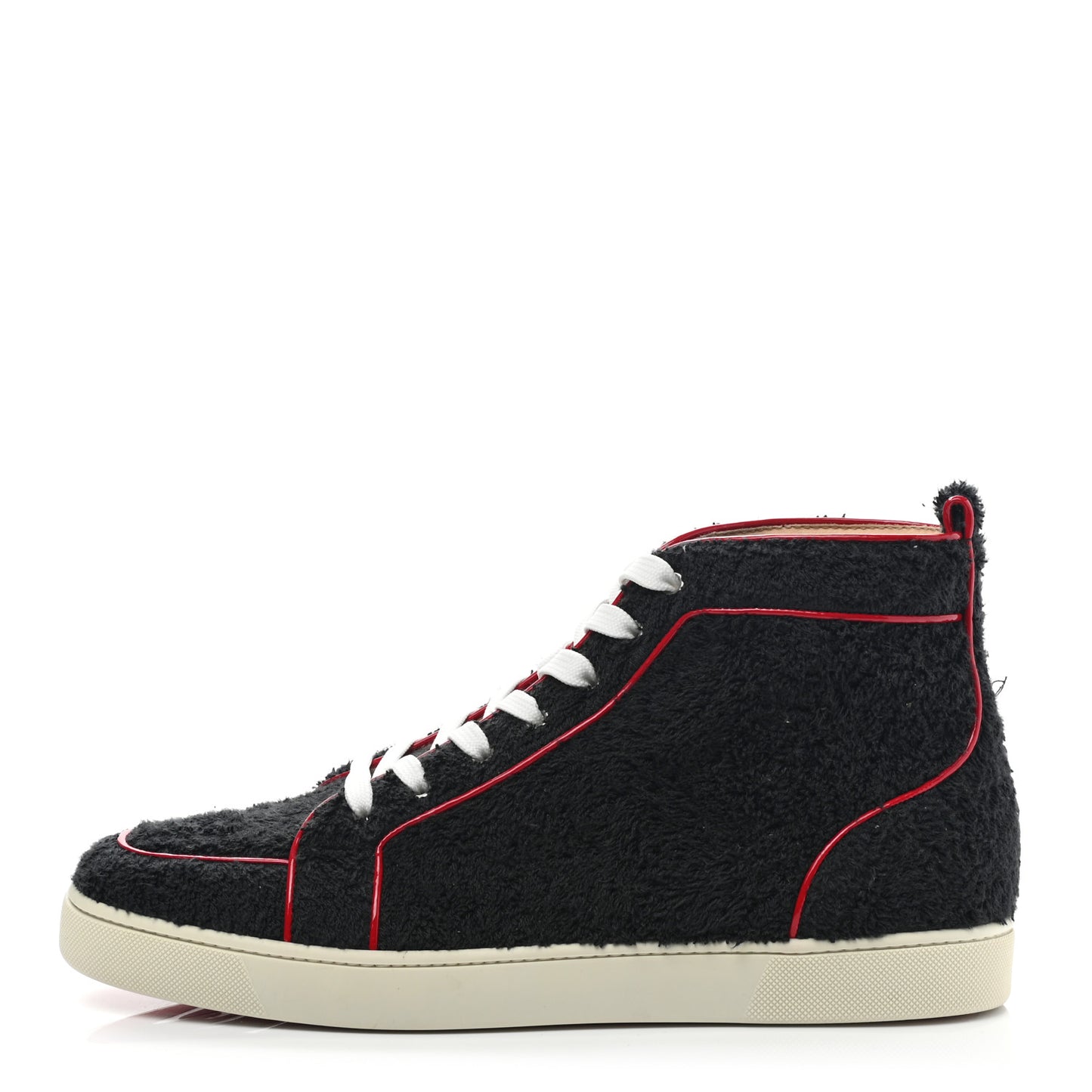 Rantus Mens Orlato Flat Sneakers 46 Black Red