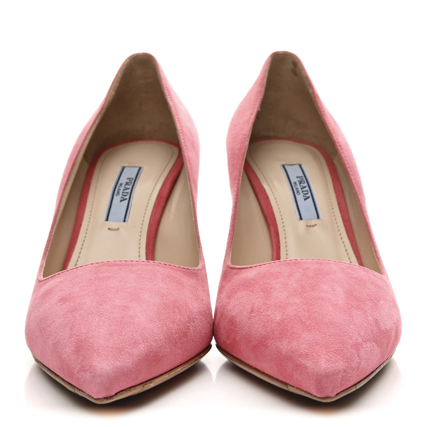 Prada Camoscio Basic 90mm Pumps 37 Geranio 3 of 10