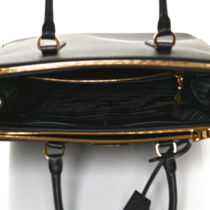 Prada Saffiano Medium Galleria Double Zip Tote Black 5 of 11