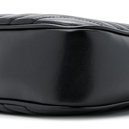 Saint Laurent Calfskin Matelasse Monogram Lou Camera Bag Black 9 of 11
