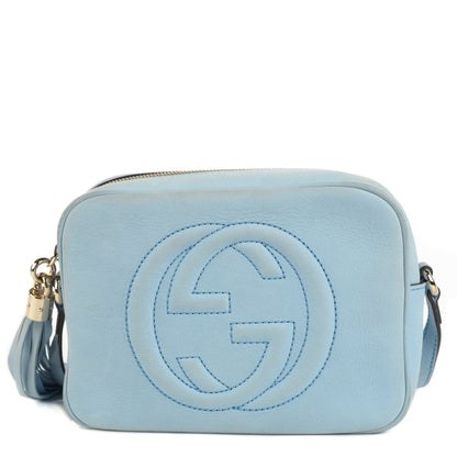 Gucci Vitello Range Small Soho Disco Bag Mineral Blue 1 of 9