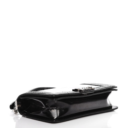 Chanel Glazed Calfskin Medium Boy Flap Black 4 of 13