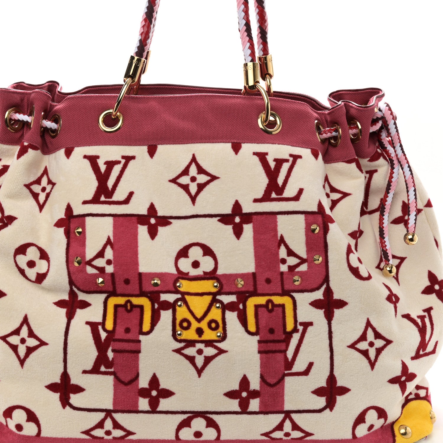 Louis Vuitton Cotton Monogram Eponge Cabas 7 of 9