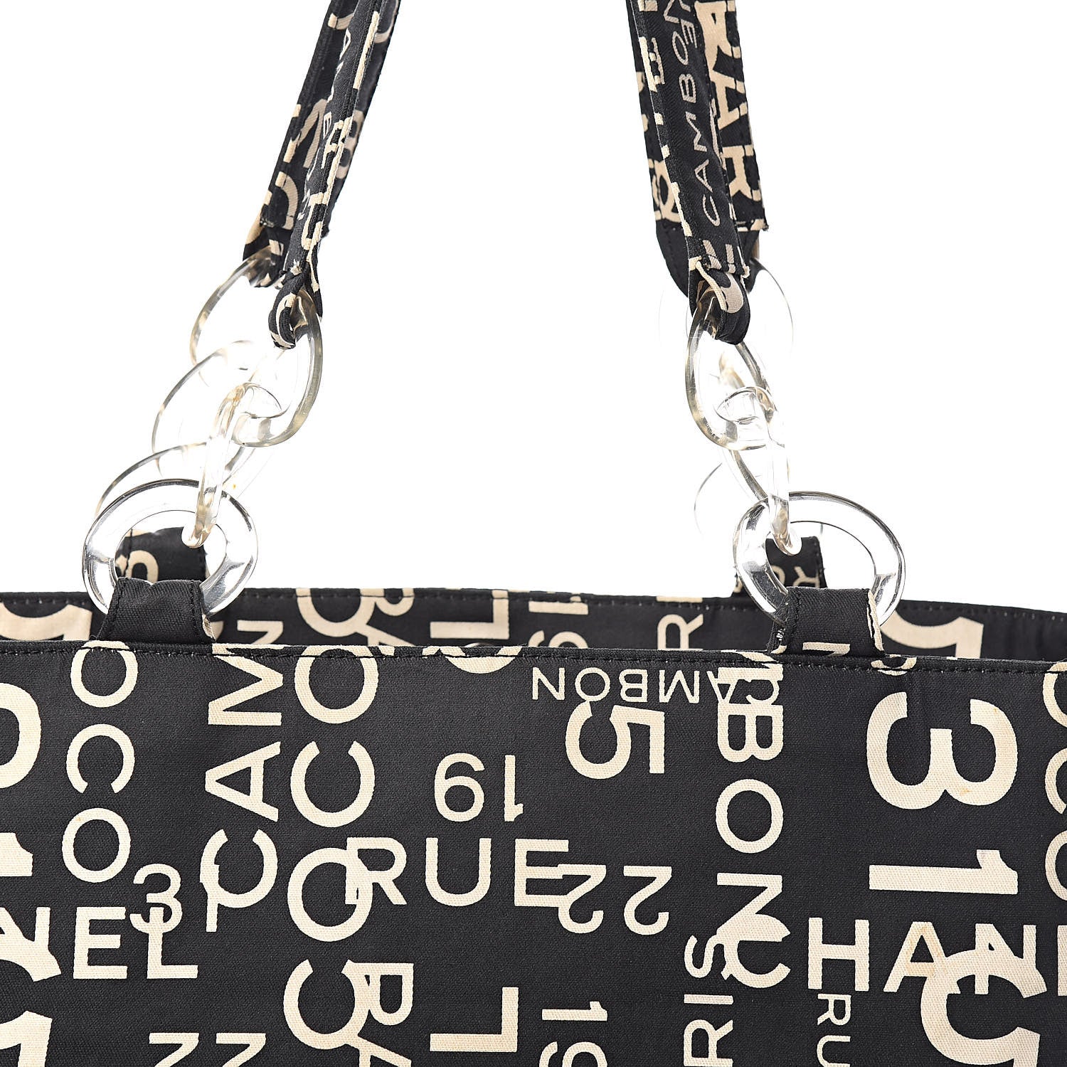 Chanel Canvas 31 Rue Cambon Beach Tote Black 14 of 14