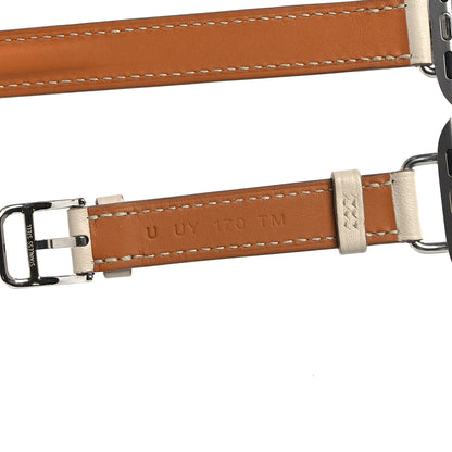 Hermes Swift 41mm Apple Watch Attelage Double Tour Band Beton 5 of 10