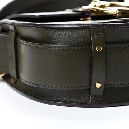 Chloe Calfskin Suede Small Tess Bag Deep Forest 8 of 15