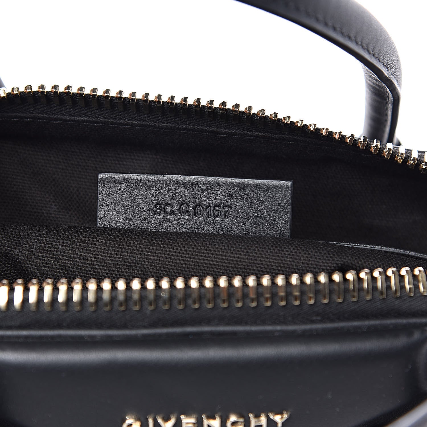 Givenchy Calfskin Triangle Studded Small Antigona Black 7 of 14